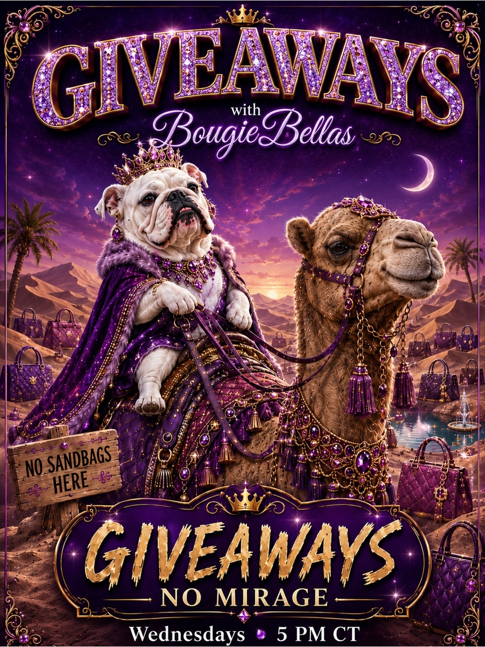 Bougie Bella's Show Giveaway 🐶 👑 🐪 💖